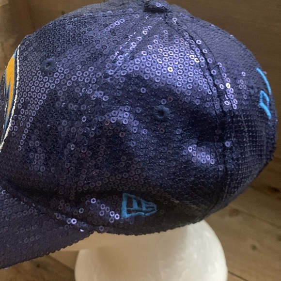 Los Angeles Chargers Women's Victoria's Secret PINK® Bling Sequin Dazzle cap - Picture 4 of 12